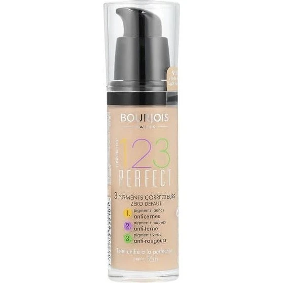 Bourjois 1, 2, 3 Perfect Fondotinta 51 Vaniglia Chiara 30 ml
