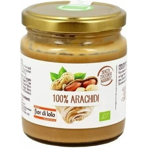 Fior di Loto Crema 100% Arachidi Biologiche 200g