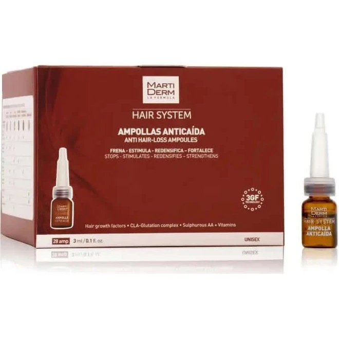 Martiderm Hair System Fiale Anticaduta - 28 Unità
