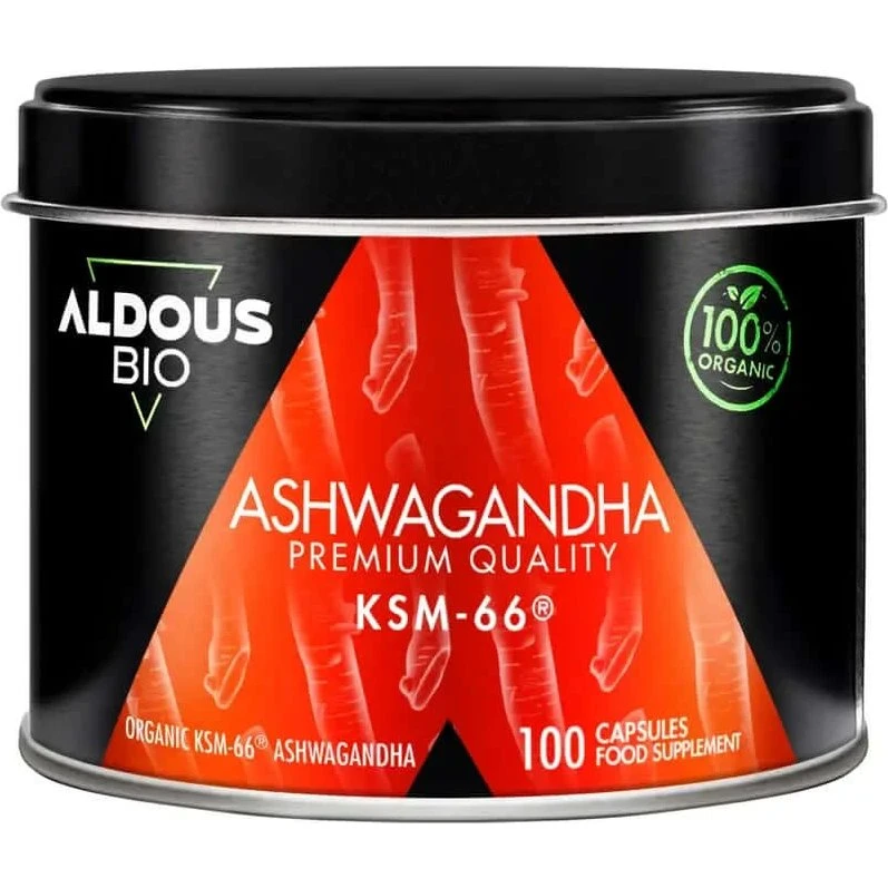 Aldous Organic Ashwagandha KSM-66 600 mg - 100 Capsule