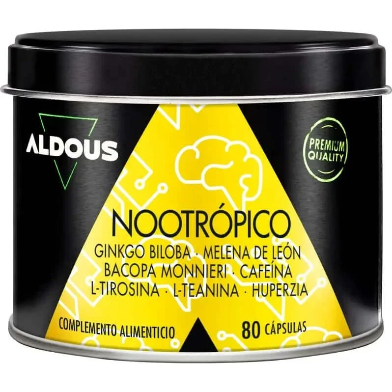 Aldous Labs Nootropico con Ginkgo Biloba, Criniera di Leone e Bacopa