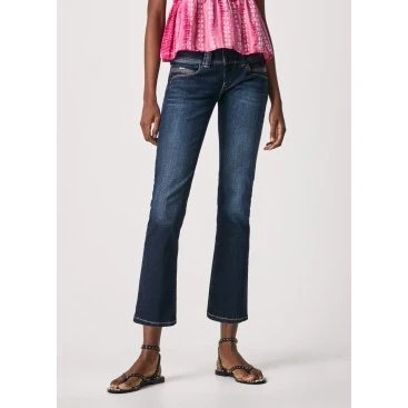 Jeans Pepe Jeans Venus Blu - Taglio Dritto e Stretch Comfort