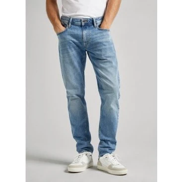 Pepe Jeans Jeans Tapered Blu Lavaggio Usato