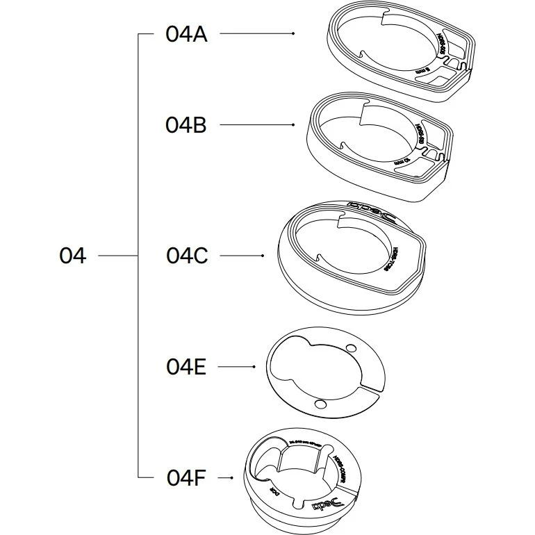 Deda Elementi Kit Spessori Serie Sterzo Alanera RS