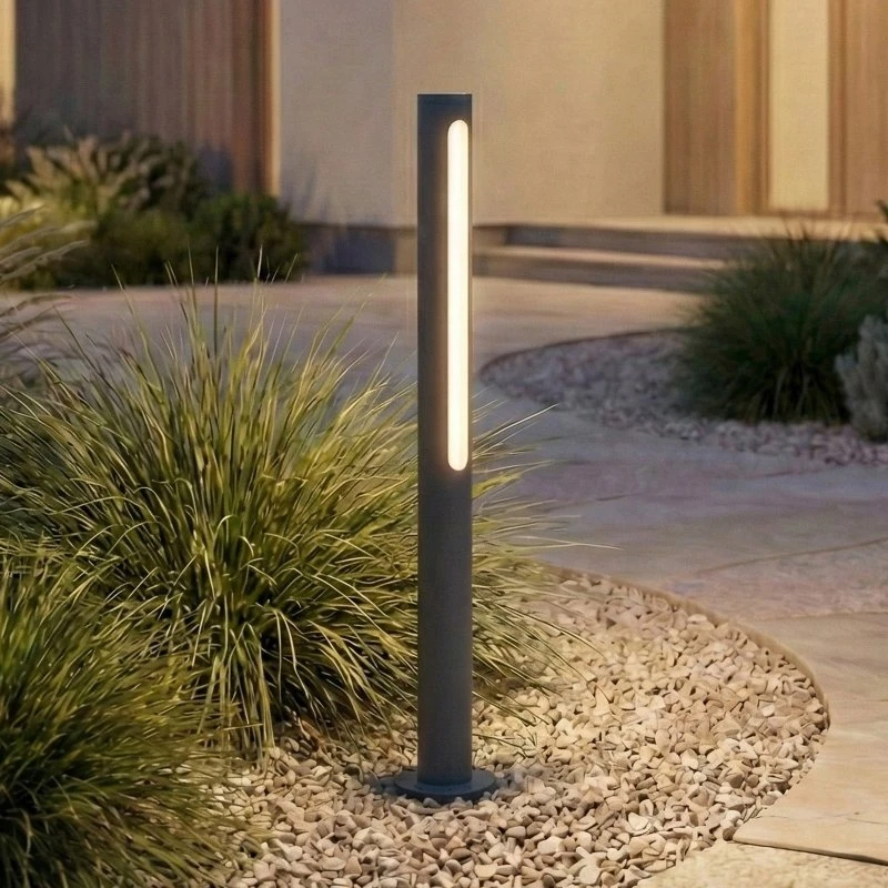 Liravel Lampione a LED Lindby Antracite 60 cm IP65