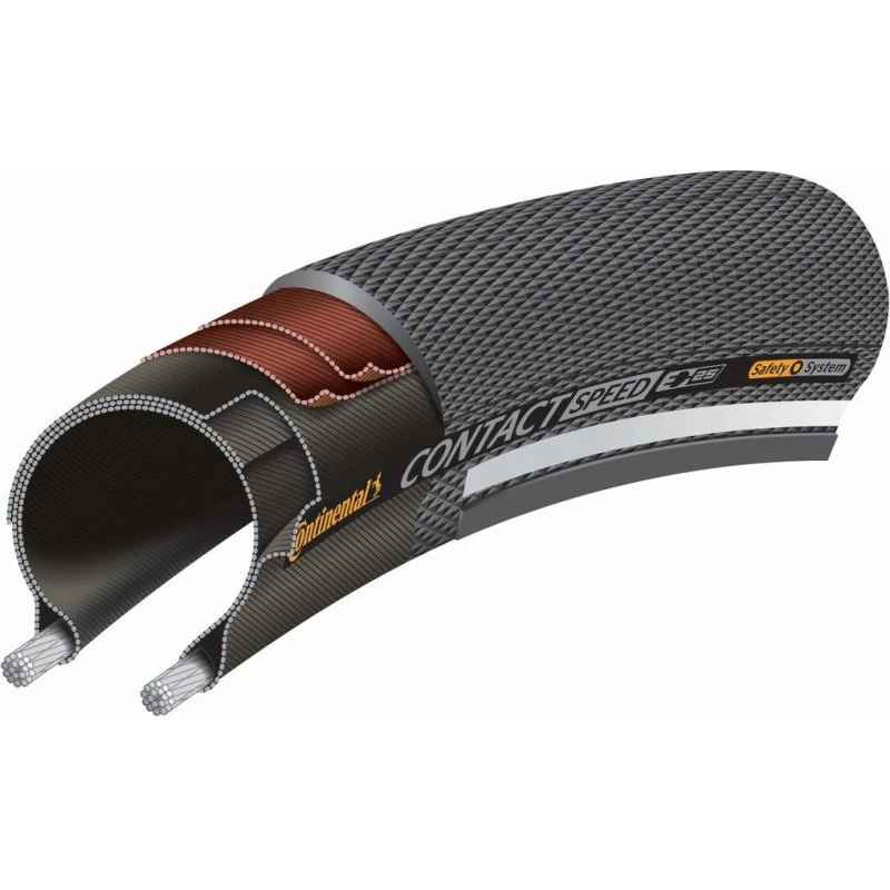 Continental Contact Speed Road Tyre Rigid Nero