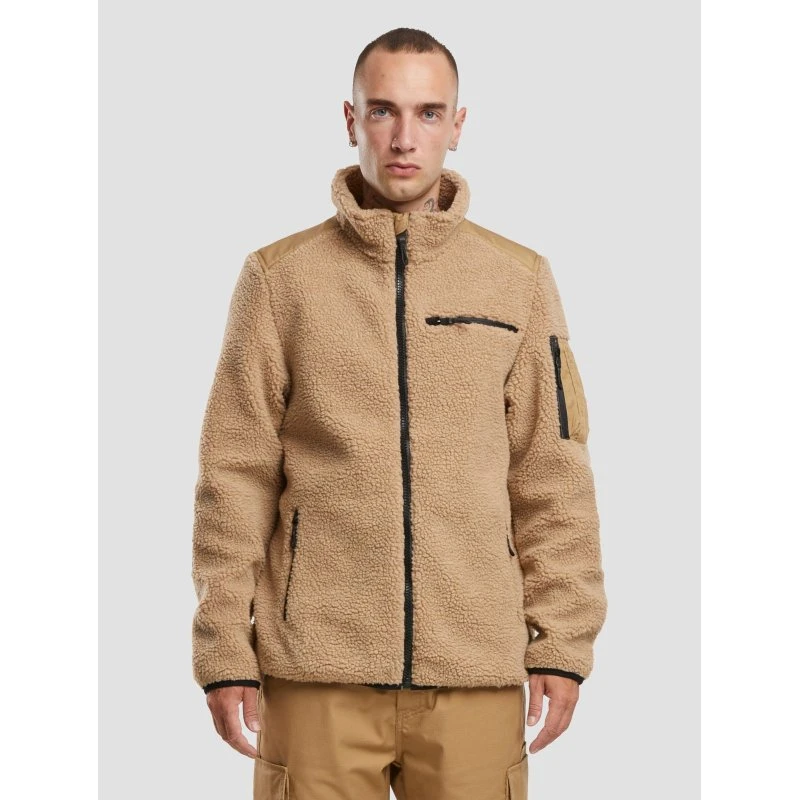 Giacca Brandit Top Heavy Twill con Cappuccio - Beige