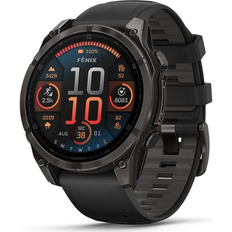 Garmin fēnix® 8 47 mm AMOLED Sapphire Titanio Carbon Gray DLC