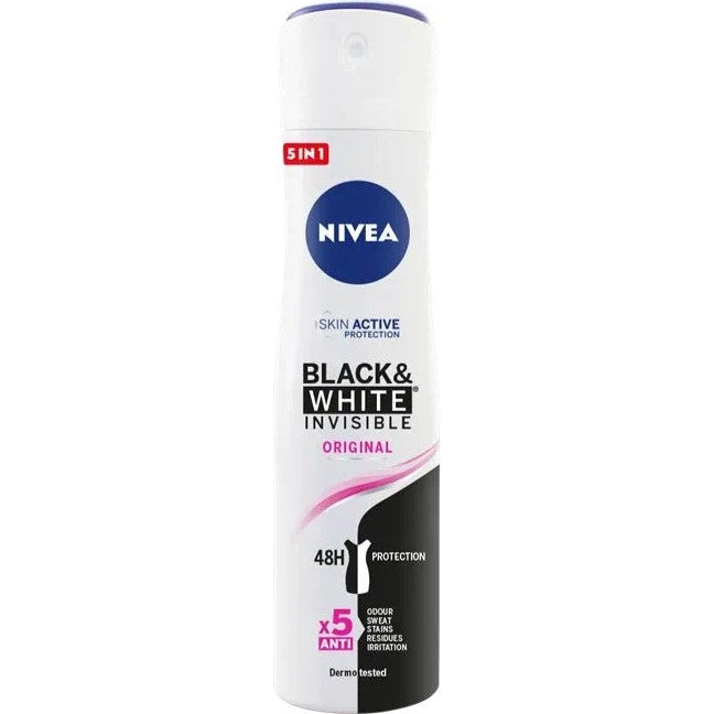 Nivea Antitraspirante Invisible Black & White Spray 100ml