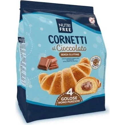 Nutrifree Cornetti Senza Glutine al Cioccolato 4x60 g