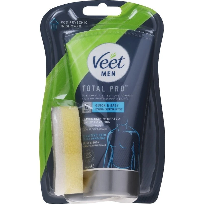 Veet MEN Crema Depilatoria Pelli Sensibili 150 ml
