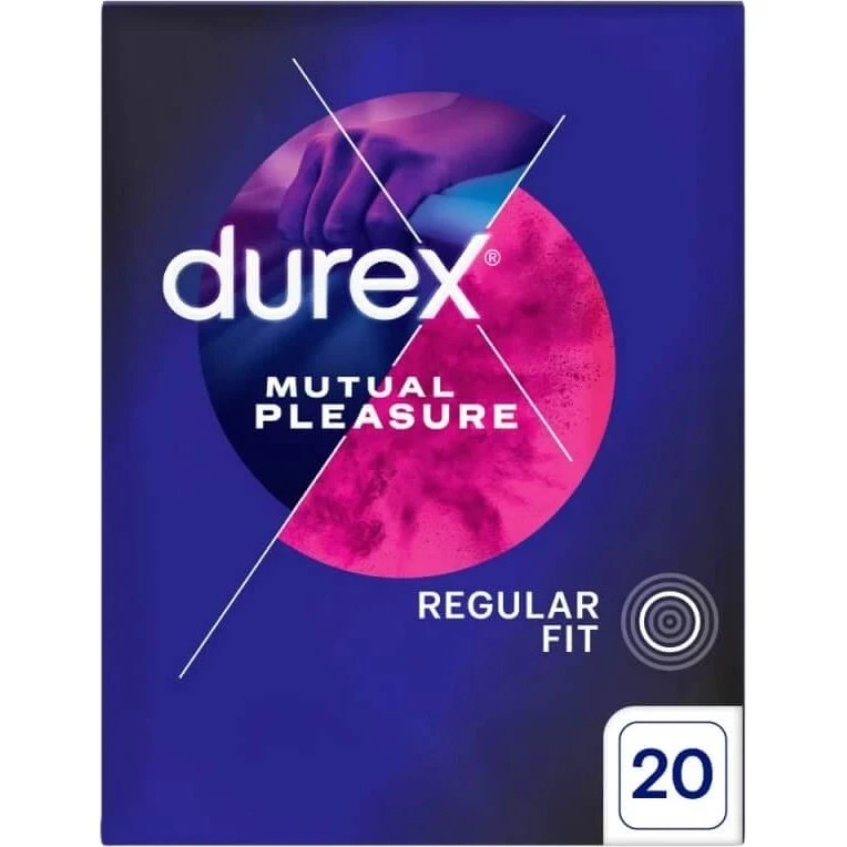 Durex Mutual Pleasure - Preservativi con Performa, 20 pezzi