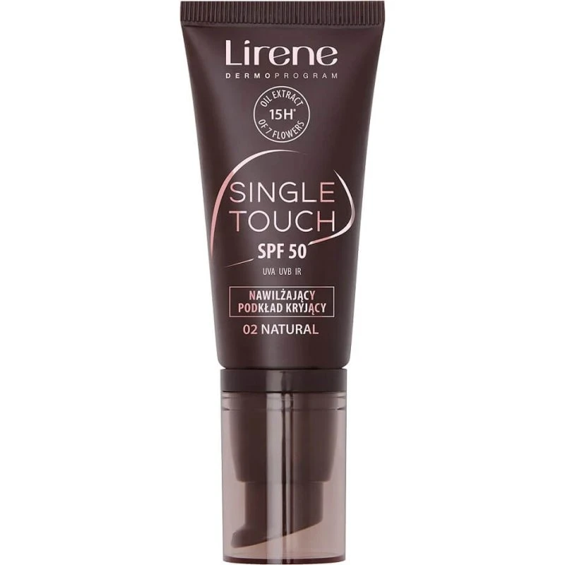 Lirene Single Touch Fondotinta Natural SPF50