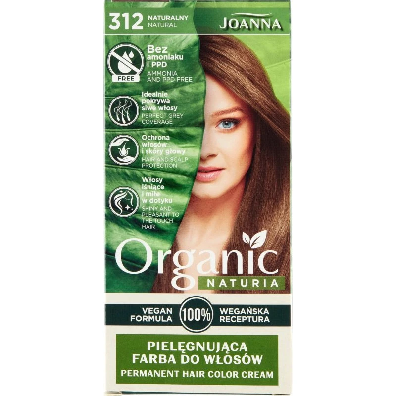 Joanna Naturia Organic Tinta per Capelli Naturale 312 - 100% Vegana