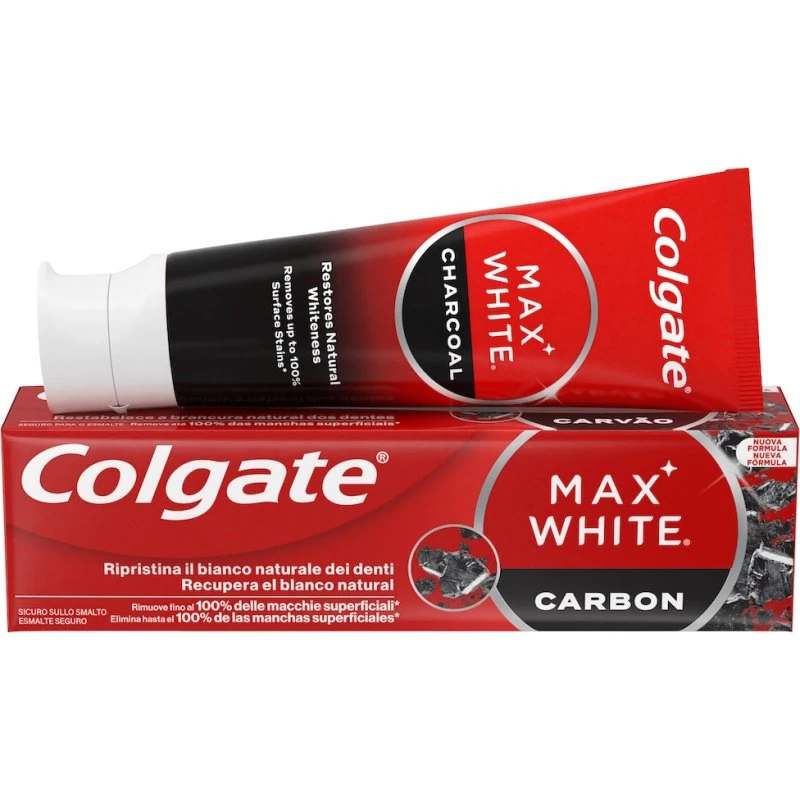 Colgate Dentifricio Sbiancante Max White Carbone Attivo 75 ml