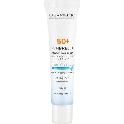 Dermedic Sunbrella Protezione Solare Viso Opacizzante SPF 50+, 40 ml
