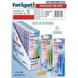 L.SP Spazzolino Denti con Cappuccio 2pz