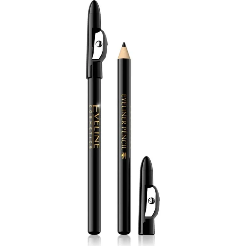 Eveline Cosmetics Matita Eyeliner Nera con Temperino