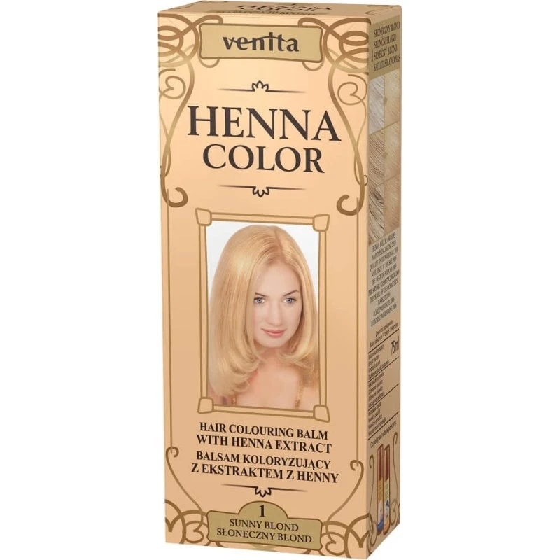 Venita Henna Color Balsamo Colorante 1 Biondo Dorato