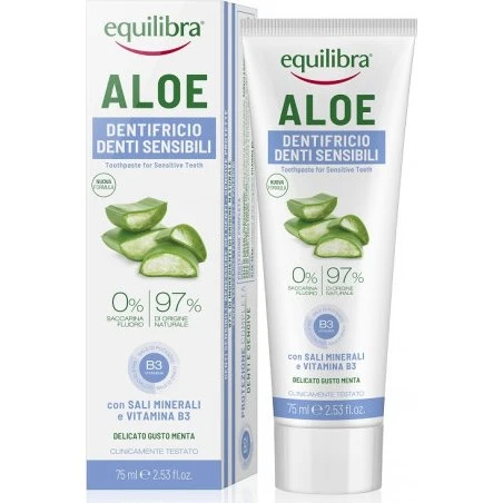 Equilibra Aloe Dentifricio Denti Sensibili 75 ml