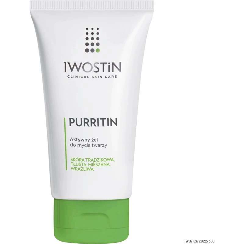 Iwostin Purritin Gel Attivo Detergente Viso 150ml