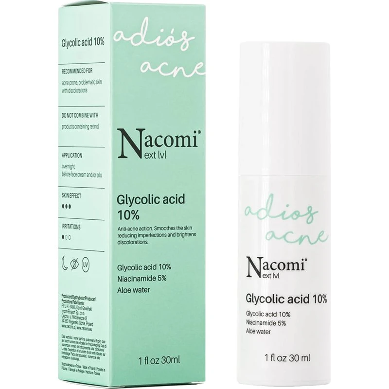 Nacomi Next Level Siero Acido Glicolico 10% Notte 30 ml