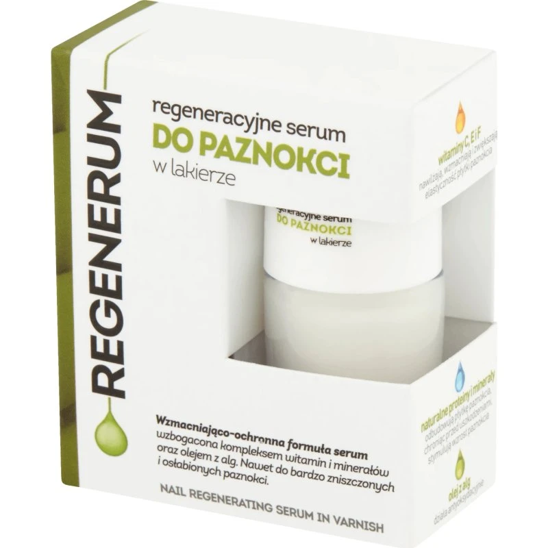 Regenerum Siero Rigenerante per Unghie, 8 ml