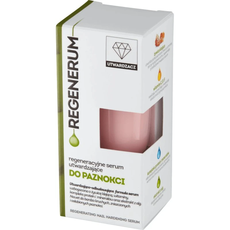 Regenerum Siero Rigenerante e Rinforzante per Unghie, 8 ml