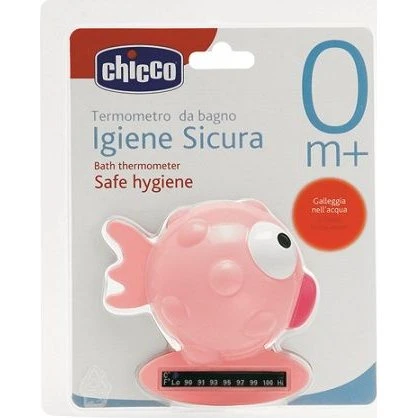 Chicco Termometro Da Bagno Pesce Rosa 0m+