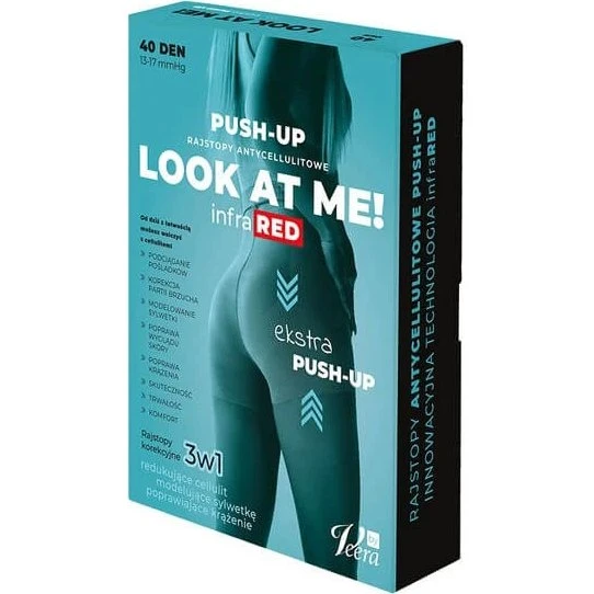 Veera Look At Me! Collant Push-Up Anticellulite 40 DEN XXL