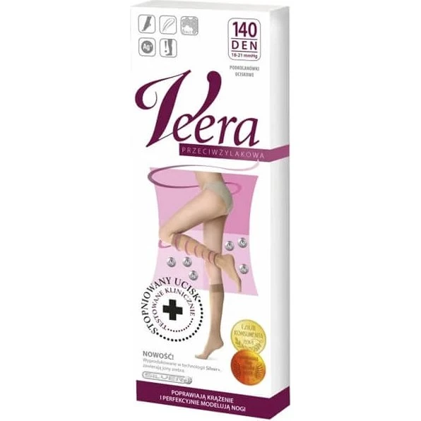 Veera Gambaletti Antitrombo 140 DEN Nero Taglia 1/2