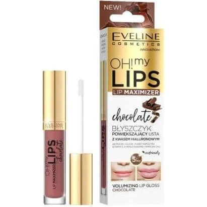 Eveline Cosmetics Lucidalabbra Oh! Le mie labbra, Cioccolato, 4.5 ml