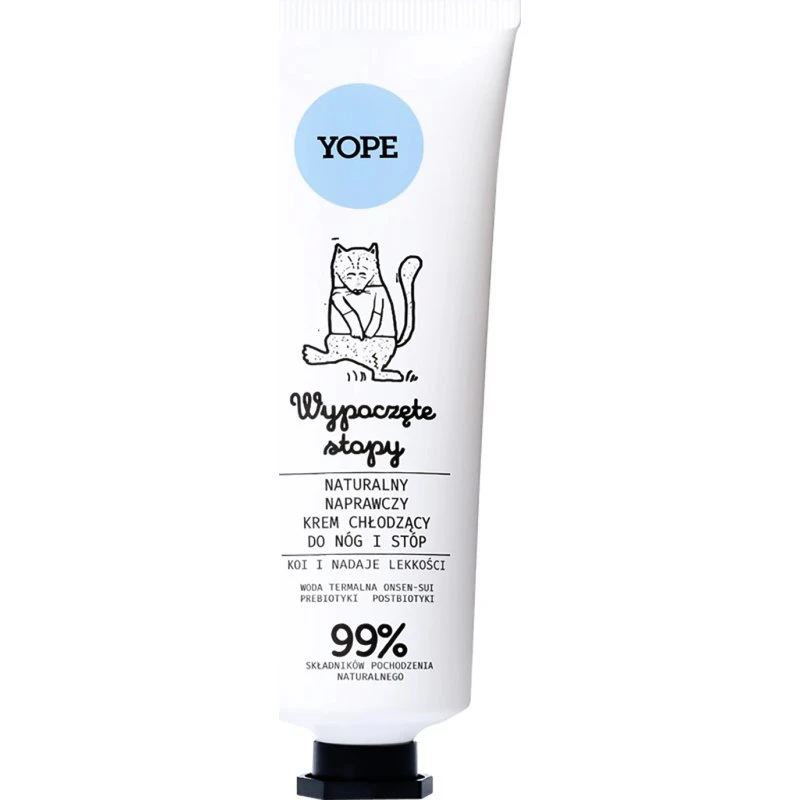 Yope Crema Naturale Riparatrice e Rinfrescante Piedi e Gambe 75ml