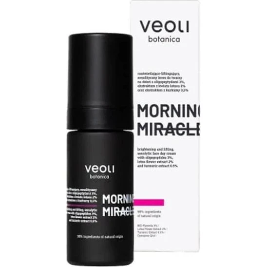 Veoli Botanica Morning Miracle Crema Viso Senolitica Illuminante