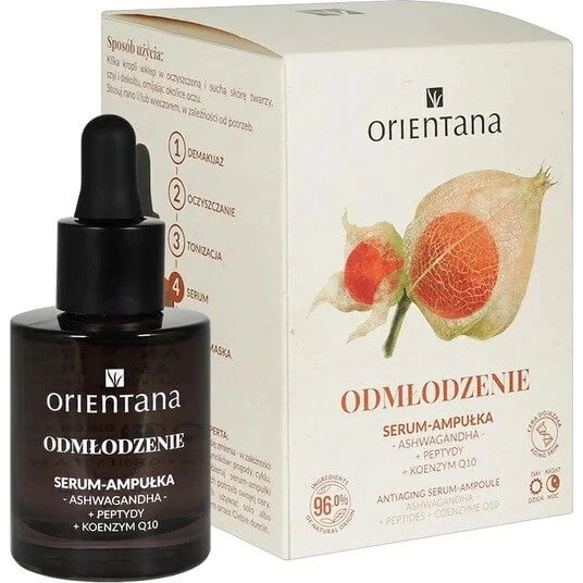 Orientana Ashwagandha Siero-Ampolla di Ringiovanimento 30 ml