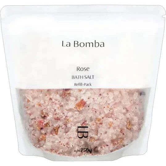 La Bomba Confezione di Ricarica Sali da Bagno alla Rosa 750 g