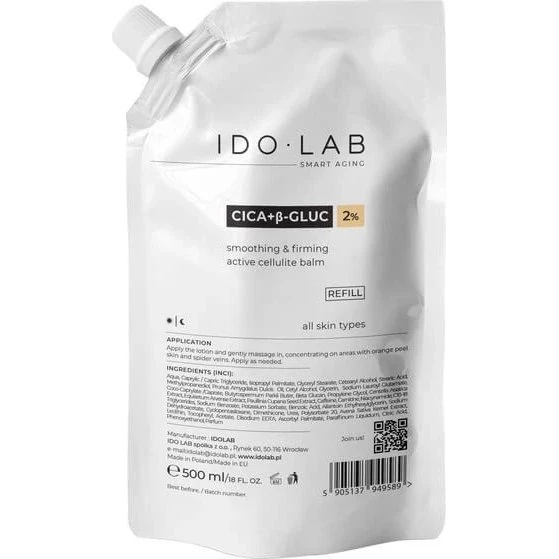 IDO LAB CICA+B-Gluc Lozione Anticellulite Refill 500 ml