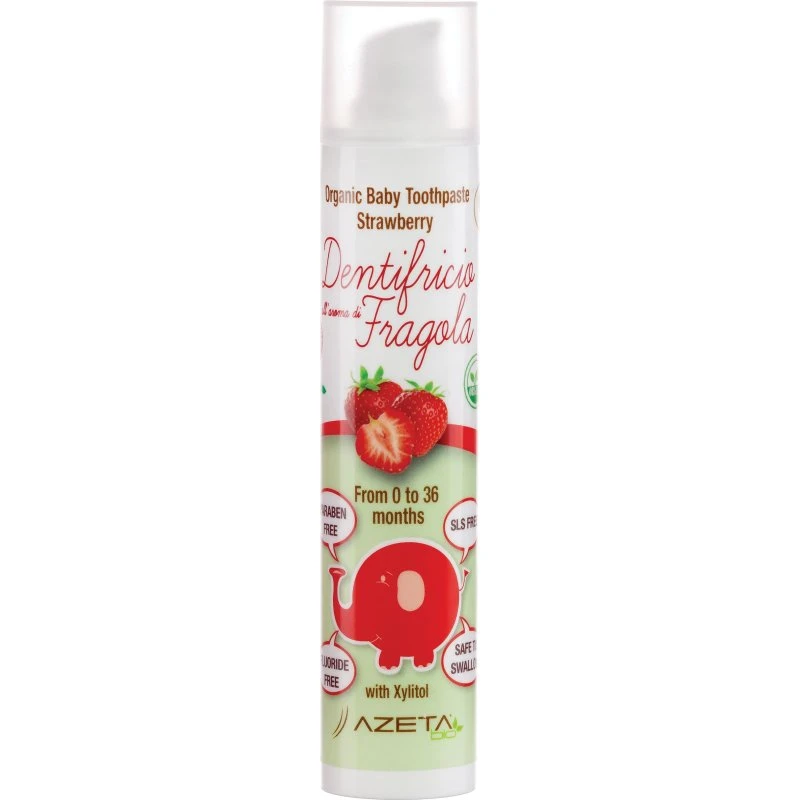 AZETA®bio Dentifricio Bambino Fragola 0-36m 50ml