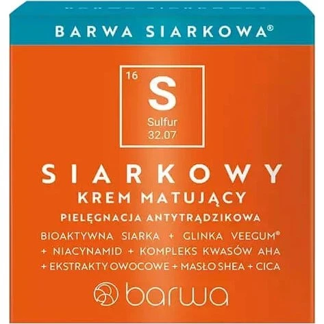 Barwa Siarkowa Crema Opacizzante allo Zolfo 50 ml