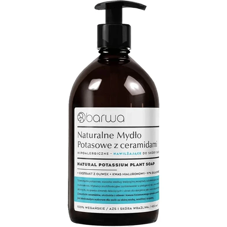 Barwa Sapone Naturale al Potassio con Ceramidi e Acido Ialuronico