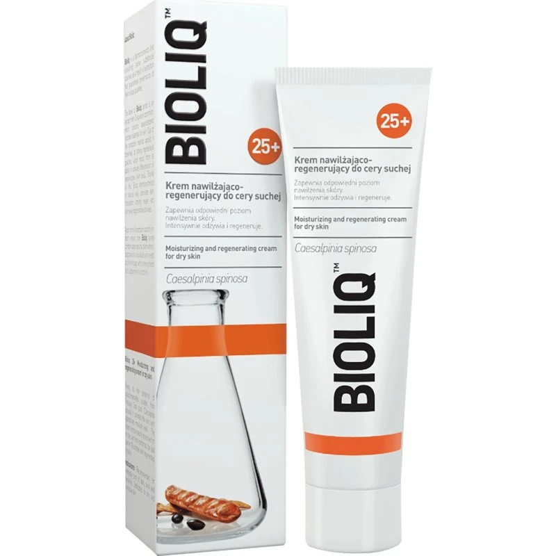 BIOLIQ 25+ Crema Idratante Rigenerante per Pelli Secche, 50 ml
