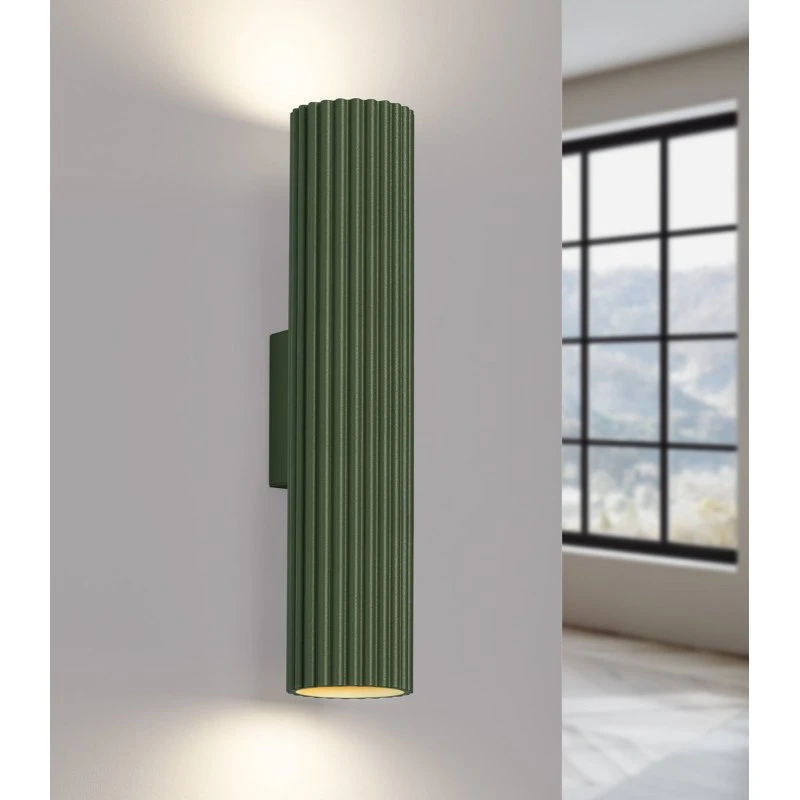 Sollux Lighting Applique ALORA Verde Oliva 30cm 2xGU10