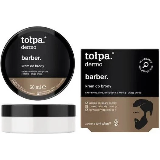 Tołpa Dermo Barber Crema Barba Idratante e Ammorbidente 60 ml