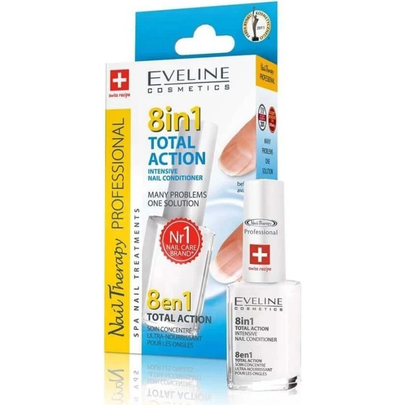 Eveline Cosmetics Trattamento Rigenerante Total Action Nail Therapy 8in1