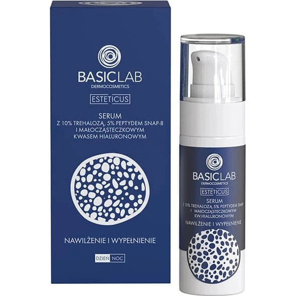 BasicLab Esteticus Siero 10% Trealosio, 5% Peptide Snap-8, 30ml