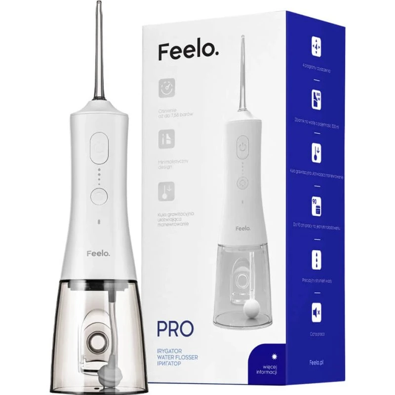 Feelo Pro Irrigatore Dentale Senza Fili - Bianco