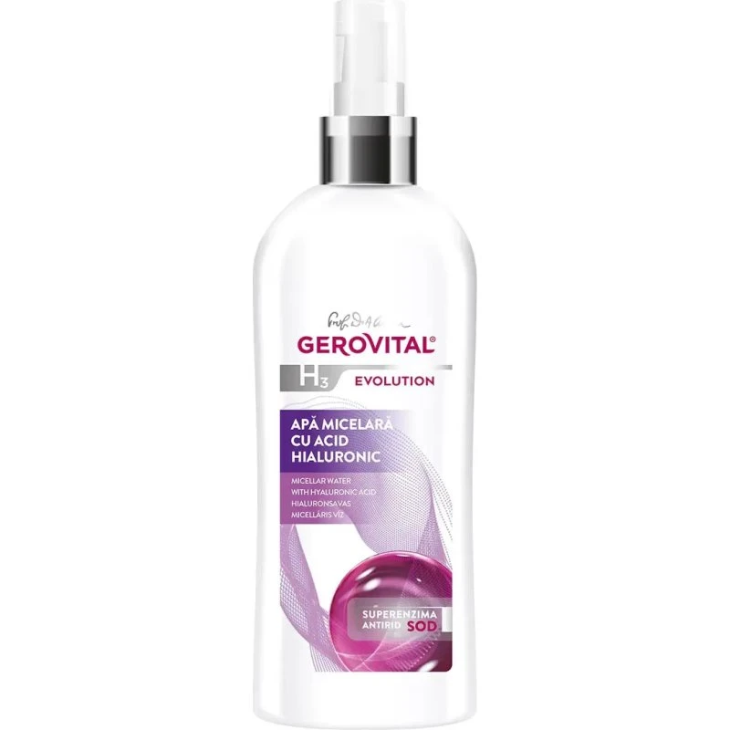 Farmec Gerovital H3 Evolution Acqua Micellare con Acido Ialuronico 150 ml