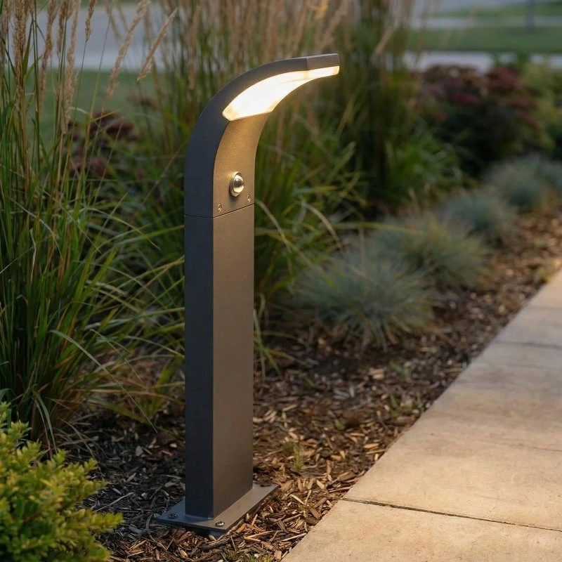 Lucande Lampada da Giardino Timm con Sensore Grafite