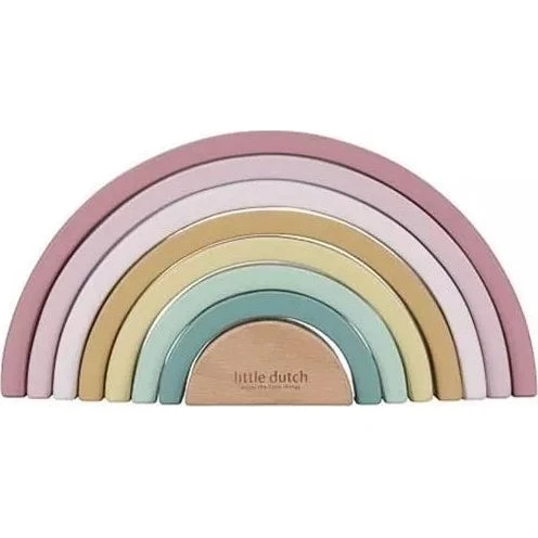 Little Dutch Arcobaleno in Legno Rosa FSC 12m+