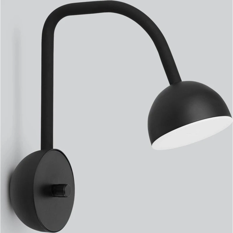 Northern Blush Applique da Parete Nero Opaco